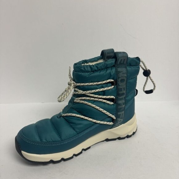 The North Face Womens Thermoball Lace Up Boot Spruce Size 8 M - Picture 2 of 6